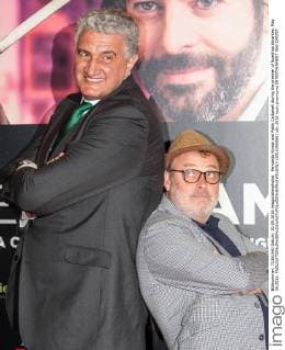 Fernando Romai and Pablo Carbonell during the premier of Nuestros Amantes. May 30,2016.  (2016300566)