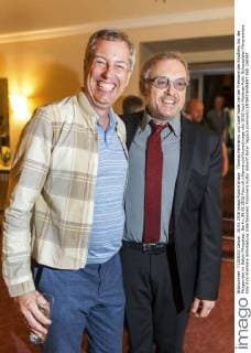 Thomas Hermanns und Josef Hader bei der Premiere des Kinofilms Vor der Morgenröte im Delphi Filmpalast. Berlin, 30.05.2016 Foto:xK.xWernerx xFuturexImage