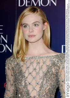 American actress Elle Fanning attending the UK Premiere of The Neon Demon at Picturehouse Central, in London. MAY 31st 2016  PTYx161590