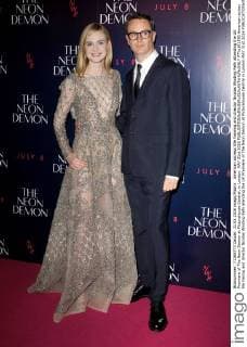 American actress Elle Fanning and director Nicolas Winding Refn attending the UK Premiere of The Neon Demon at Picturehouse Central, in London. MAY 31st 2016  PTYx161590