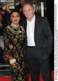 Tale Of Tales Premiere London, UK. Salma Hayek and Francois-Henri Pinault at the UK premiere of Tale Of Tales at The Curzon Mayfair in London. 1st June 2016. LMK200-60626-010616 