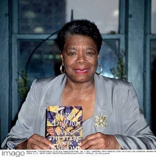 IMAGO ICONS: Maya Angelou Jan. 1, 2011 - K9660HMc .MAYA ANGELOU. EVEN THE STARS LOOK LONESOME .BARNES AND NOBLE, N.Y.C.. HENRY McGEE - ZUMAg49_