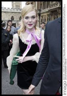 . 02 06 2016. London, United Kingdom. Elle Fanning at the Gucci cruise collection fashion show at Westminster Abbey in London.  xStephenxLockx xi-Imagesx IIM-12784-0019