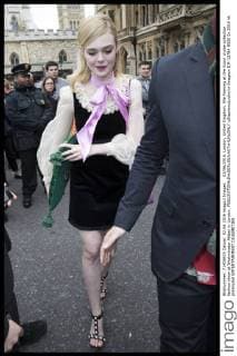 . 02 06 2016. London, United Kingdom. Elle Fanning at the Gucci cruise collection fashion show at Westminster Abbey in London.  xStephenxLockx xi-Imagesx IIM-12784-0020