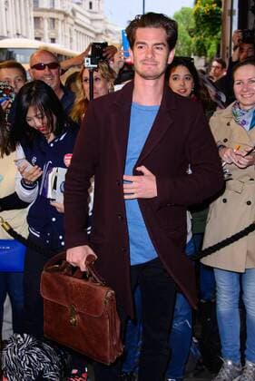 . 02 06 2016. Trafalgar Studios, London, United Kingdom. Andrew Garfield arrives at the Spoils Press Night.  xChrisxJosephx xi-Imagesx IIM-12788-0010