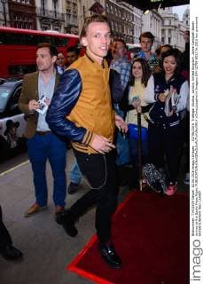 . 02 06 2016. Trafalgar Studios, London, United Kingdom. Jamie Campbell Bower arrives at the Spoils Press Night.  xChrisxJosephx xi-Imagesx IIM-12788-0012