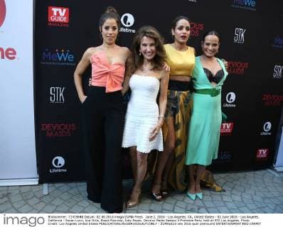 June 2, 2016 - Los Angeles, CA, United States - 02 June 2016 - Los Angeles, California - Susan Lucci, Ana Ortiz, Dania Ramirez, Judy Reyes. Devious Maids Season 4 Premiere Party held at STK Los Angeles. Photo Credit: Los Angeles United States - ZUMAa123