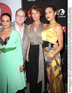 June 2, 2016 - Los Angeles, CA, United States - 02 June 2016 - Los Angeles, California - Judy Reyes, Marc Cherry, Rebecca Wisocky, Dania Ramirez. Devious Maids Season 4 Premiere Party held at STK Los Angeles. Photo Credit: Los Angeles United States - ZUMAa123