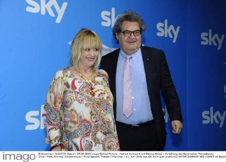 Helmut Markwort und Patrica Riekel Verleihung des Bayerischen Fernsehpreis 2016 Preis, Ehrung, Auszeichnung Prinzregenten Theater München 03. Juni 2016