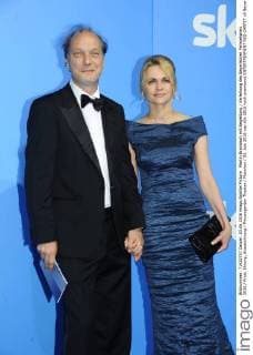 Martin Brambach mit Begleitung Verleihung des Bayerischen Fernsehpreis 2016 Preis, Ehrung, Auszeichnung Prinzregenten Theater München 03. Juni 2016