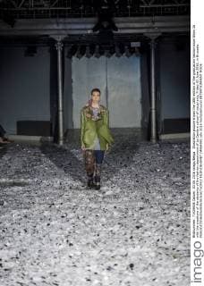 Illustration picture shows the 28th edition of the graduation fashion show Show 16 with the creations of the students of the fashion department of La Cambre school of visual arts, Friday 03 June 2016, in Brussels.  FILIPxDExSMET 04864991