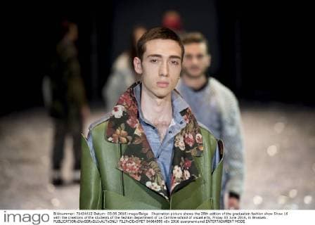Illustration picture shows the 28th edition of the graduation fashion show Show 16 with the creations of the students of the fashion department of La Cambre school of visual arts, Friday 03 June 2016, in Brussels.  FILIPxDExSMET 04864995
