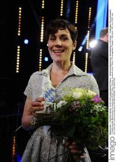 Verleihung Bayerischer Fernsehpreis in München - Preisträger Nina Kunzendorf Verleihung des Bayerischen Fernsehpreis 2016 Preis, Ehrung, Auszeichnung Party Prinzregenten Theater München 03. Juni 2016