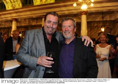 Verleihung Bayerischer Fernsehpreis in München - Party Andreas Giebel und Hansi Kraus Verleihung des Bayerischen Fernsehpreis 2016 Preis, Ehrung, Auszeichnung Party Prinzregenten Theater München 03. Juni 2016