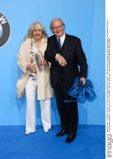 Wilfried Klaus mit Ehefrau Wera Bayerischer Fernsehpreis 2016 im Prinzregententheater in Muenchen am 03.06.2016