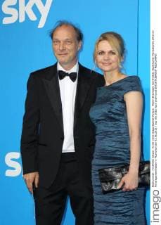Martin Brambach mit Ehefrau Bayerischer Fernsehpreis 2016 im Prinzregententheater in Muenchen am 03.06.2016