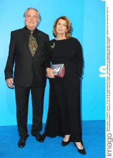 Senta Berger mit Ehemann Michael Verhoeven, Bayerischer Fernsehpreis 2016 im Prinzregententheater in Muenchen am 03.06.2016