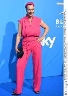 Aglaia SZYSZKOWITZ (Schauspielerin), Einzelbild, Roter Teppich,Red Carpet,Bayerischer Fernsehpreis 2016 am 03.06.2016.