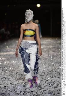 Illustration picture shows the 28th edition of the graduation fashion show Show 16 with the creations of the students of the fashion department of La Cambre school of visual arts, Saturday 04 June 2016, in Brussels.  ERICxLALMAND 04865412