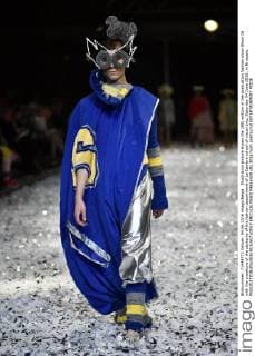 Illustration picture shows the 28th edition of the graduation fashion show Show 16 with the creations of the students of the fashion department of La Cambre school of visual arts, Saturday 04 June 2016, in Brussels.  ERICxLALMAND 04865429