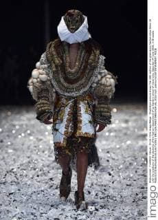 Illustration picture shows the 28th edition of the graduation fashion show Show 16 with the creations of the students of the fashion department of La Cambre school of visual arts, Saturday 04 June 2016, in Brussels.  ERICxLALMAND 04865424
