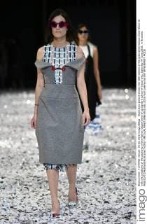 Illustration picture shows the 28th edition of the graduation fashion show Show 16 with the creations of the students of the fashion department of La Cambre school of visual arts, Saturday 04 June 2016, in Brussels.  ERICxLALMAND 04865515