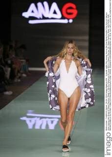 A model walks the runway during the Ana Maria Guiulfo Yirko Sivirich fashion show during day three of Miami Fashion Week in the Ice Palace on 04 June 2016 in Miami, Florida, US. Miami Fashion Week !ACHTUNG: NUR REDAKTIONELLE NUTZUNG!  MIA01 20160605-636006866399249092
