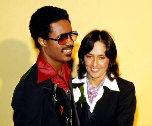 Jan. 1, 2011 - STEVIE WONDER AND JOAN BAEZ. BOB NOBLE 1976.STEVIEWONDERRETRO - ZUMAg49_