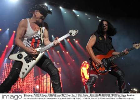 June 4, 2016 - Mexico - E04061601.JPG.CIUDAD DE MEXICO MusicMusica-Scorpions.- Aspectos de la presentacion de la banda alemana Scorpions, el viernes 3 de junio de 2016, en la Arena Ciudad de Mexico. Foto: Agencia EL UNIVERSALAgustin SalinasJMA Mexico  - ZUMAu78_