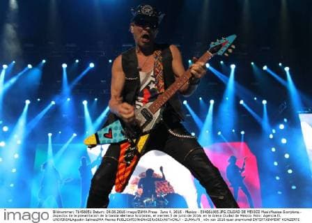 June 4, 2016 - Mexico - E04061605.JPG.CIUDAD DE MEXICO MusicMusica-Scorpions.- Aspectos de la presentacion de la banda alemana Scorpions, el viernes 3 de junio de 2016, en la Arena Ciudad de Mexico. Foto: Agencia EL UNIVERSALAgustin SalinasJMA Mexico  - ZUMAu78_