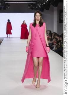 London, UK. 5 June 2016. A model walks the runway showcasing the fashion collection by Fola Adefowope from UEL (University of East London) during Graduate Fashion Week 2016. GFW takes place at the Old Truman Brewery from 5 to 8 June 2016. University of East London, Graduate Fashion Week 2016 