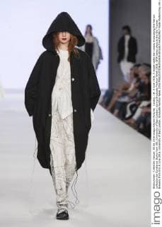 London, UK. 5 June 2016. A model walks the runway showcasing the fashion collection by Constance Burke from UEL (University of East London) during Graduate Fashion Week 2016. GFW takes place at the Old Truman Brewery from 5 to 8 June 2016. University of East London, Graduate Fashion Week 2016 