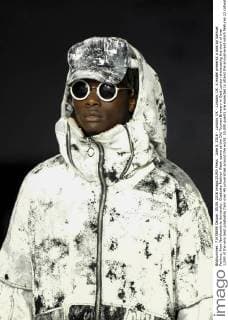 June 5, 2016 - London, UK - London, UK. A model presents a look by Samuel Perkins, from Northumbria University. Graduate Fashion Week opens at the Old Truman Brewery in East London showcasing the work of over 1,000 of the very best graduates from over 40 universities around the world. 30,000 guests are expected to attend the annual event which features 22 catwalk shows and more. London UK  - ZUMAl94_