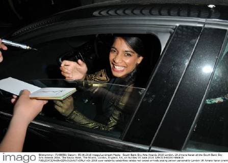 South Bank Sky Arts Awards 2016 London, UK.Amara Karan at the South Bank Sky Arts Awards 2016, The Savoy Hotel, The Strand, London, England, UK, on Sunday 05 June 2016. LMK315-60281-060616 