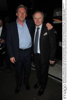 South Bank Sky Arts Awards 2016 London, UK. Adrian Dunbar & Jason Watkins at the South Bank Sky Arts Awards 2016, The Savoy Hotel, The Strand, London, England, UK, on Sunday 05 June 2016. LMK315-60281-060616 