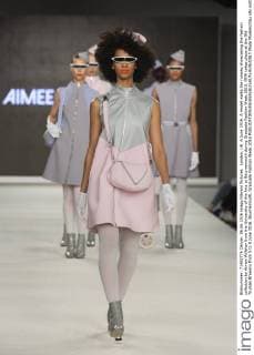 London, UK. 6 June 2016. A model walks the runway showcasing the fashion collection by Aimee Willsher from the University of the Arts at Bournemouth during Graduate Fashion Week 2016. GFW takes place at the Old Truman Brewery from 5 to 8 June 2016. Bournemouth, Graduate Fashion Week 2016 