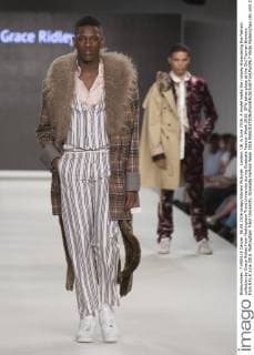 London, UK. 6 June 2016. A model walks the runway showcasing the fashion collection by Grace Ridley from Nottingham Trent University during Graduate Fashion Week 2016. GFW takes place at the Old Truman Brewery from 5 to 8 June 2016. Nottingham Trent University, Graduate Fashion Week 2016 