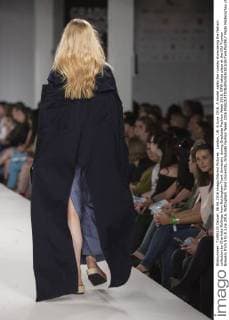 London, UK. 6 June 2016. A model walks the runway showcasing the fashion collection by Charlotte Rollings from Nottingham Trent University during Graduate Fashion Week 2016. GFW takes place at the Old Truman Brewery from 5 to 8 June 2016. Nottingham Trent University, Graduate Fashion Week 2016 