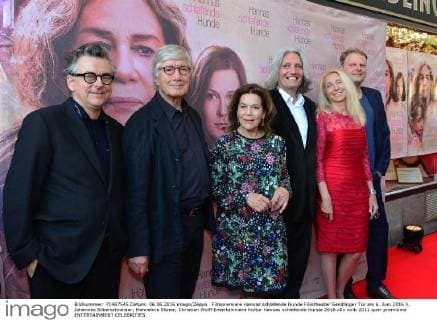 Filmpremiere Hannas schlafende Hunde Filmtheater Sendlinger Tor am 6. Juni 2016 li. Johannes Silberschneider; Hannelore Elsner; Christian Wolff