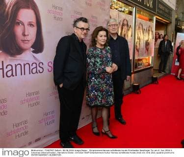 Filmpremiere Hannas schlafende Hunde Filmtheater Sendlinger Tor am 6. Juni 2016 li. Johannes Silberschneider; Hannelore Elsner; Christian Wolff