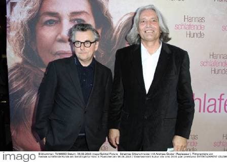 Johannes Silberschneider mit Andreas Gruber (Regiesseur), Filmpremiere von Hannas schlafende Hunde am Sendlingertor Kino in Muenchen am 06.06.2016