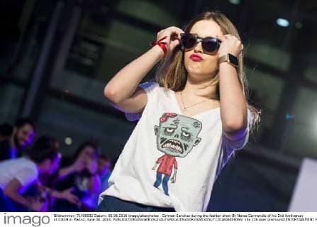 Carmen Sanchez during the fashion show By Nerea Garmendia of his 2nd Anniversay at COAM in Madrid. June 06. 2016.  (201606006065)