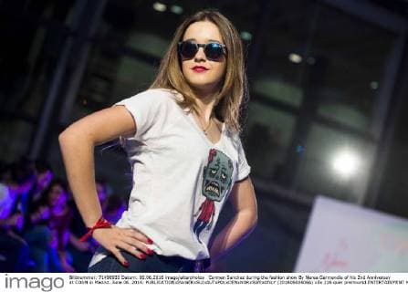 Carmen Sanchez during the fashion show By Nerea Garmendia of his 2nd Anniversay at COAM in Madrid. June 06. 2016.  (201606006066)