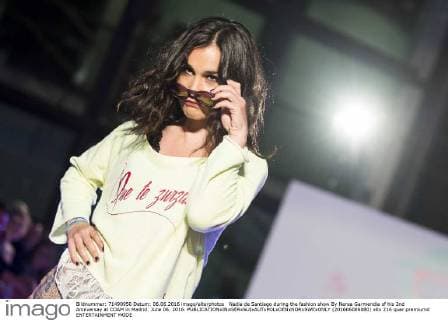 Nadia de Santiago during the fashion show By Nerea Garmendia of his 2nd Anniversay at COAM in Madrid. June 06. 2016.  (201606006080)