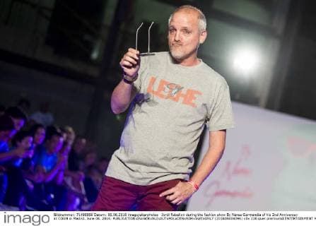 Jordi Rebellon during the fashion show By Nerea Garmendia of his 2nd Anniversay at COAM in Madrid. June 06. 2016.  (201606006094)