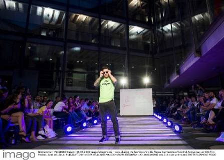 Nene during the fashion show By Nerea Garmendia of his 2nd Anniversay at COAM in Madrid. June 06. 2016.  (201606006096)