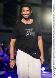Oscar Higares during the fashion show By Nerea Garmendia of his 2nd Anniversay at COAM in Madrid. June 06. 2016.  (201606006104)