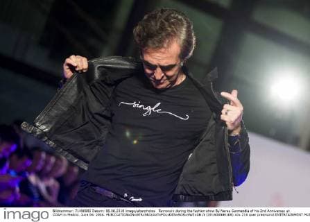 Ramoncin during the fashion show By Nerea Garmendia of his 2nd Anniversay at COAM in Madrid. June 06. 2016.  (201606006108)
