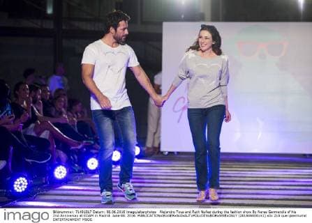 Alejandro Tous and Ruth Nuñez during the fashion show By Nerea Garmendia of his 2nd Anniversay at COAM in Madrid. June 06. 2016.  (201606006141)