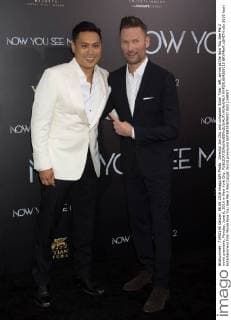 Director Jon Chu and composer Brian Tyler, left, arrive at the Now You See Me 2 world premiere, Monday, June 6, 2016 in New York City.  NYP201604269115 BRYANxR.xSMITH